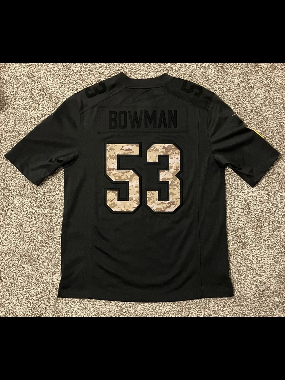 NaVorro Bowman #53 San Francisco 49ers Nike Salute to Service NFL Jersey Medium